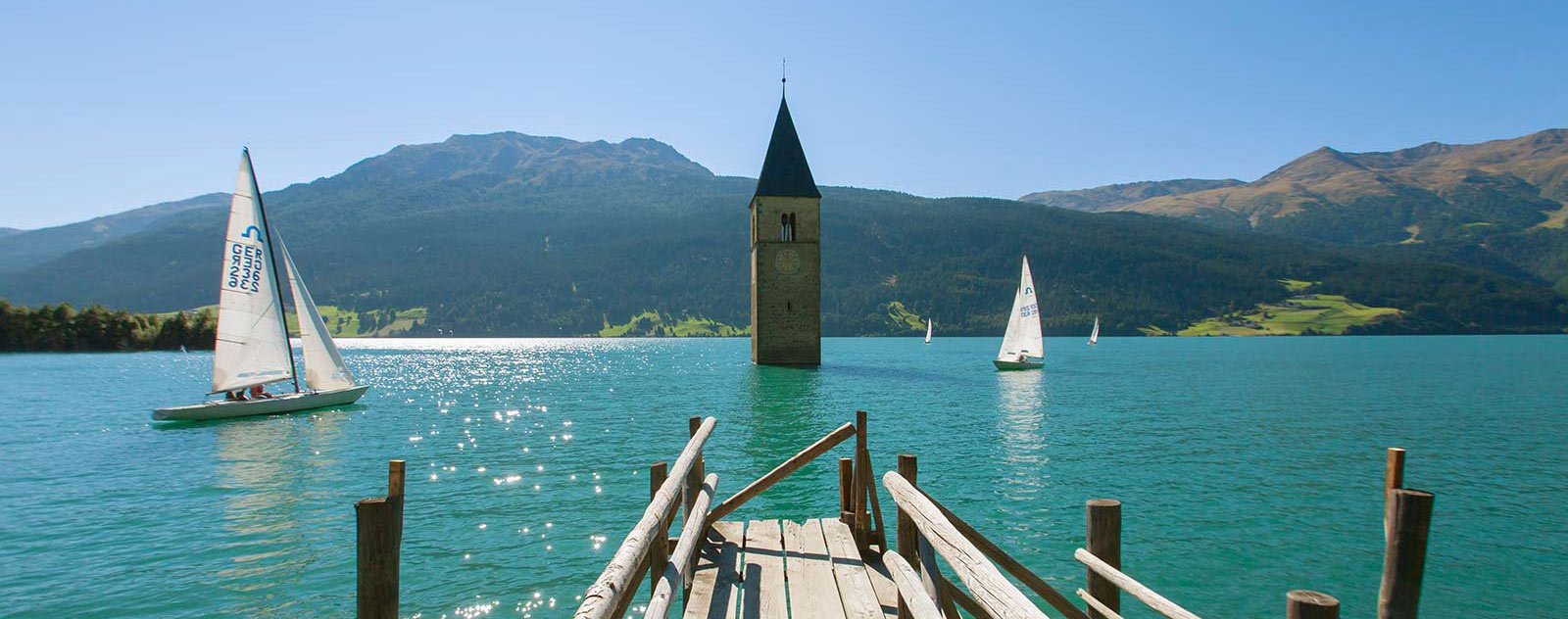 Clocher du lac Resia - Resia | Secret World Trip Planner