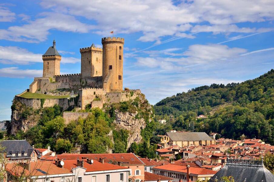 Le château médiéval de Foix — Foix