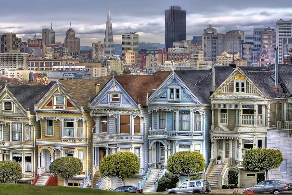 San Francisco : Les maisons victoriennes et édouardiennes peintes — San Francisco