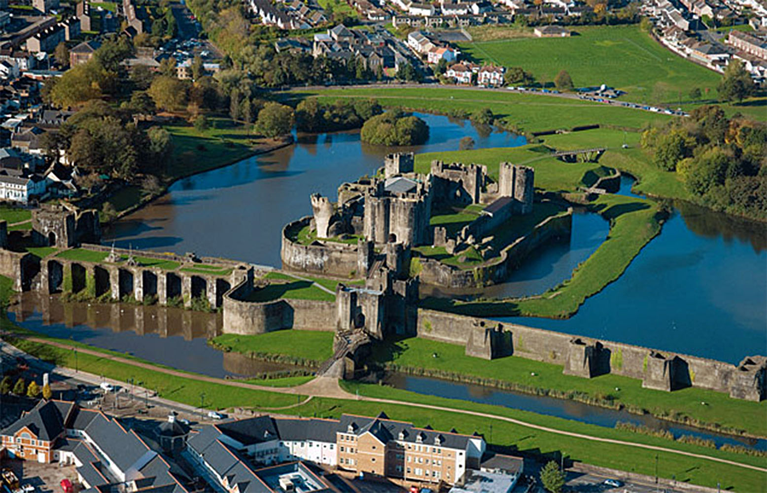 Wales | Caerphilly Castle  - Castle St | Secret World Trip Planner