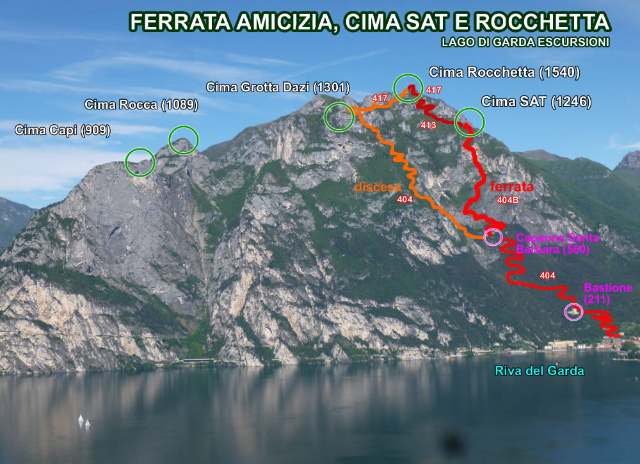 Ferrata prijateljstva - Riva del Garda | Secret World Trip Planner