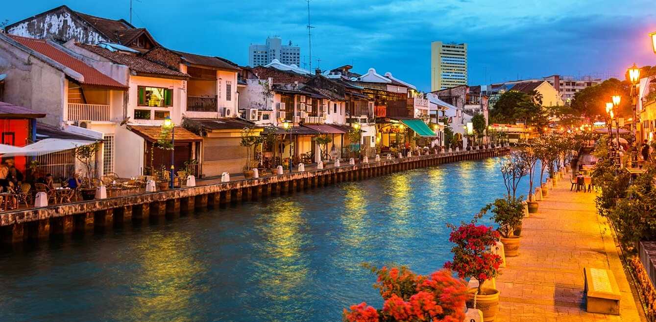 Le long des canaux de Malacca — Melaka