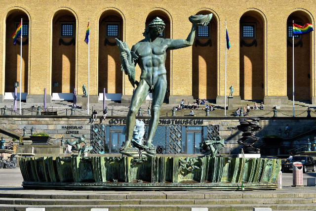 Le Poséidon de Göteborg — Götaplatsen