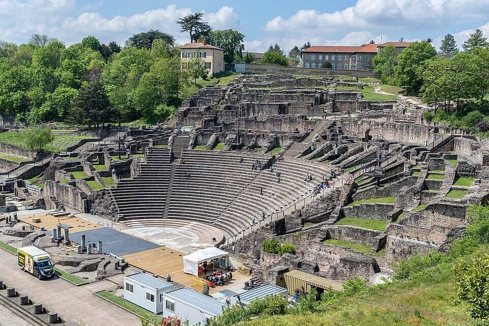 Lyon : l'Odéon, le Grand Théâtre et le musée gallo-romain — Lyon
