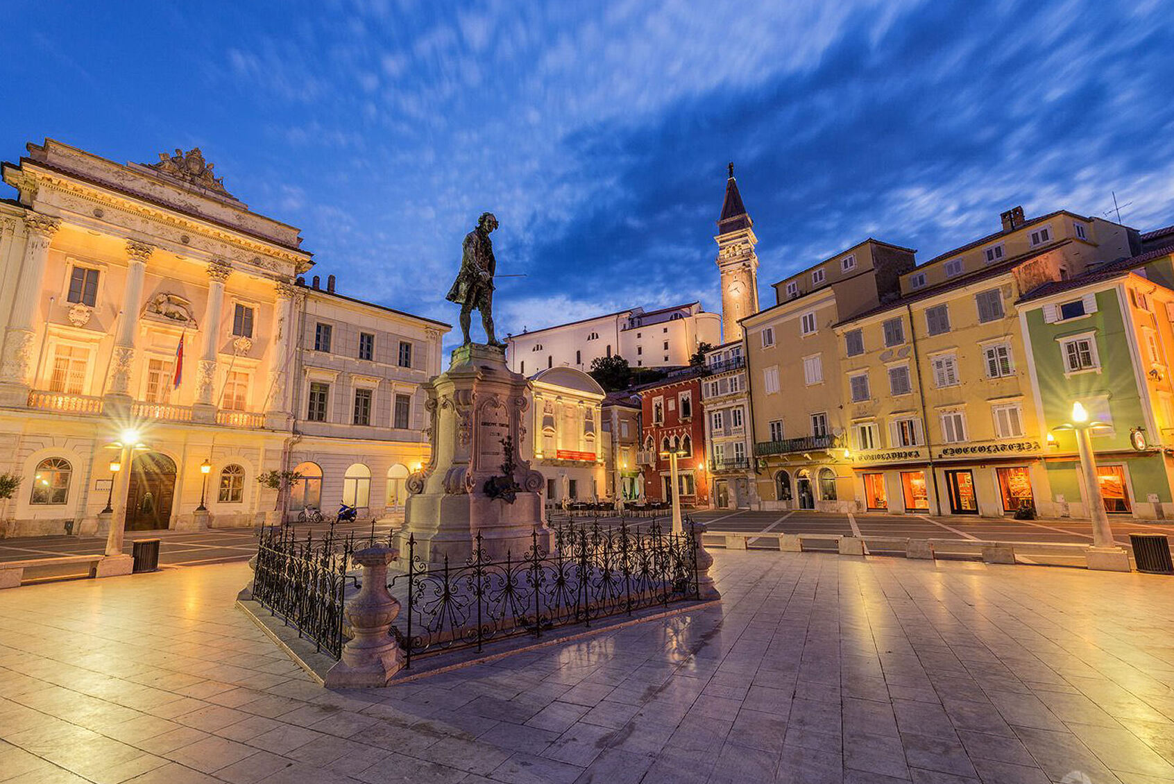 Town Hall Piran — Piazza Tartini