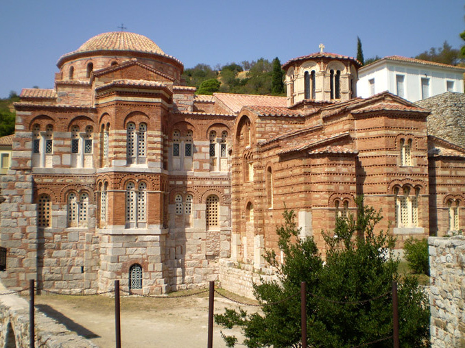 Le monastère d'Ossios Loukas — Distomo