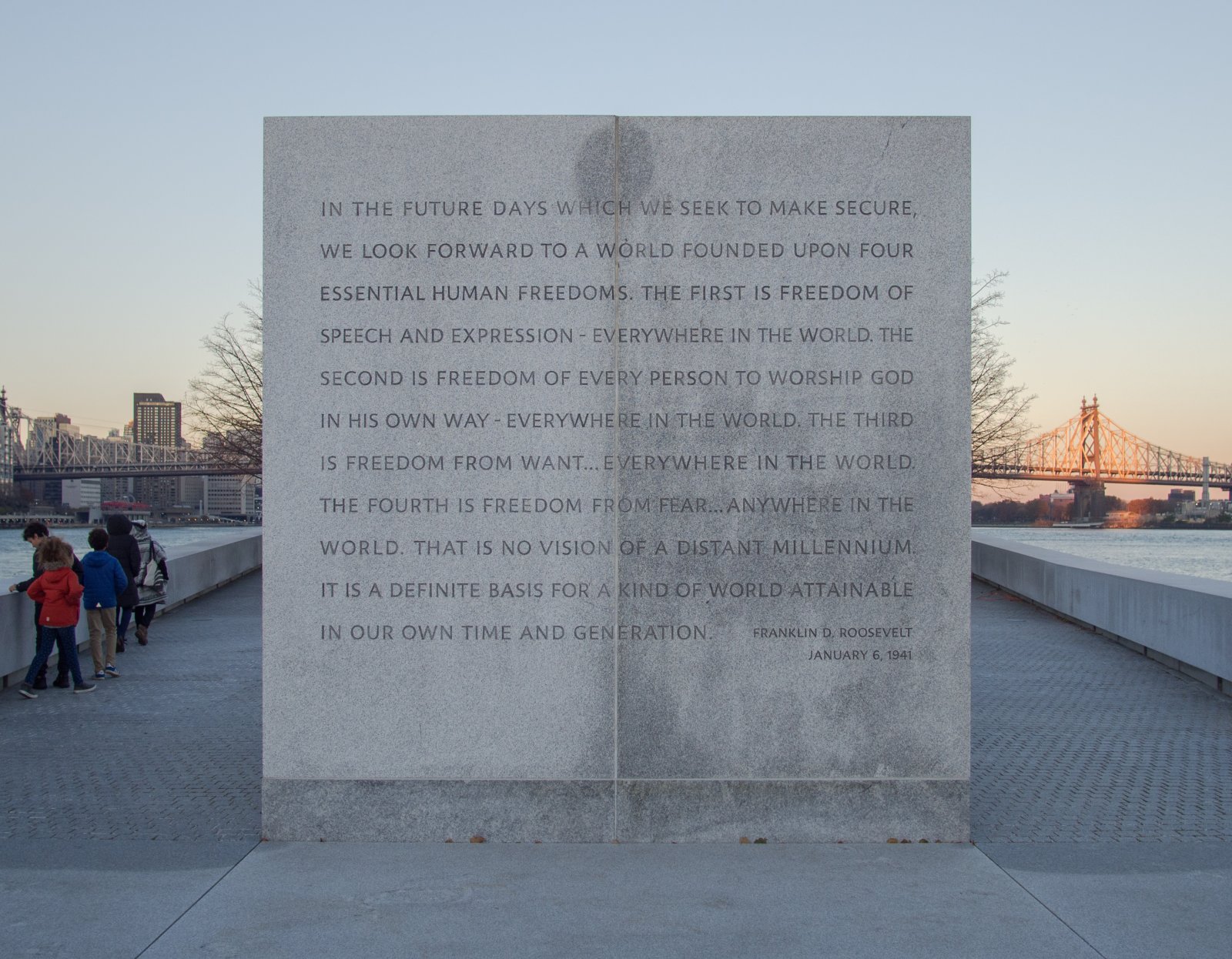 Franklin D. Roosevelt Park Katër Liri - New York | Secret World Trip Planner