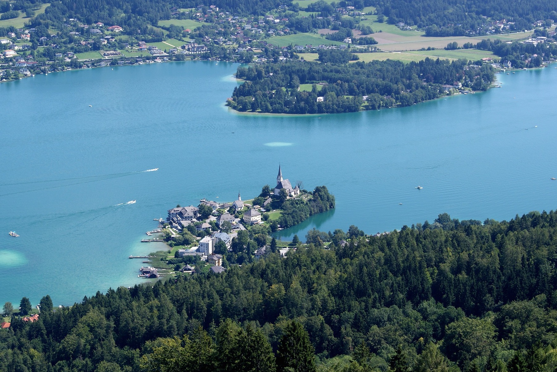 Wörthersee, le plus grand lac de Carinthie — Wörther See