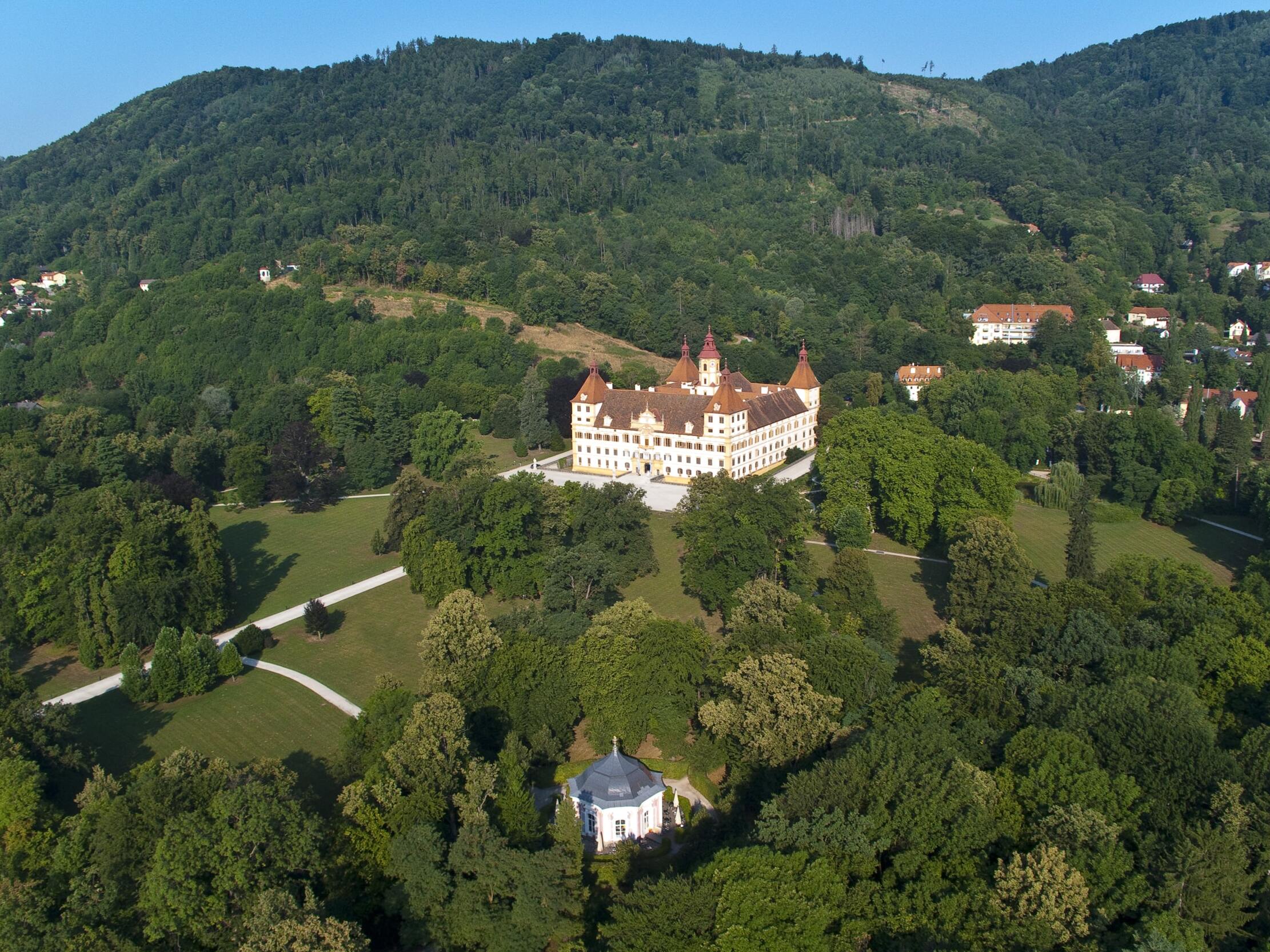 Le château d'Eggenberg et l'allégorie de l'univers — Graz