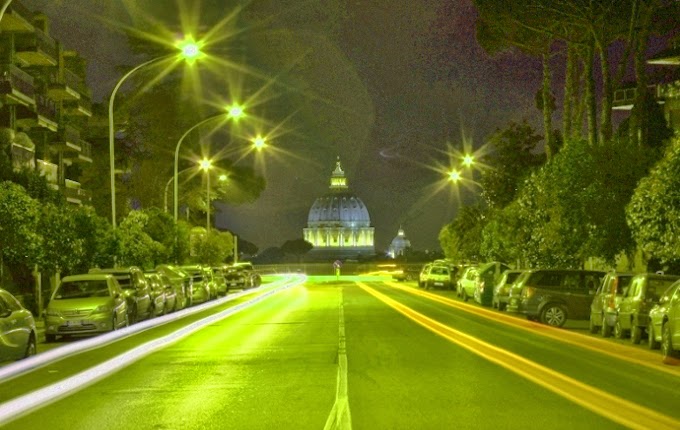 De optische illusie van Via Piccolomini - Roma | Secret World Trip Planner