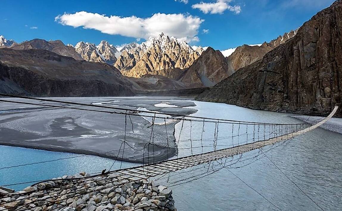 Pont suspendu Hussaini : le pont le plus dangereux du monde — Hunza Nagar
