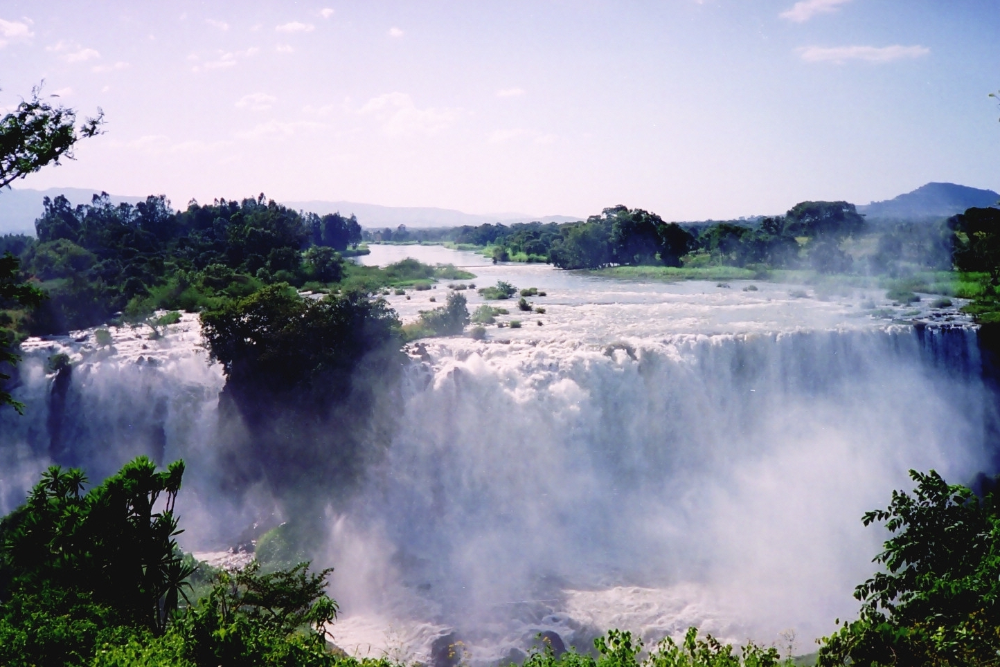 Les chutes du Nil Bleu : une cascade sur le Nil Bleu — Cascate del Nilo Azzurro