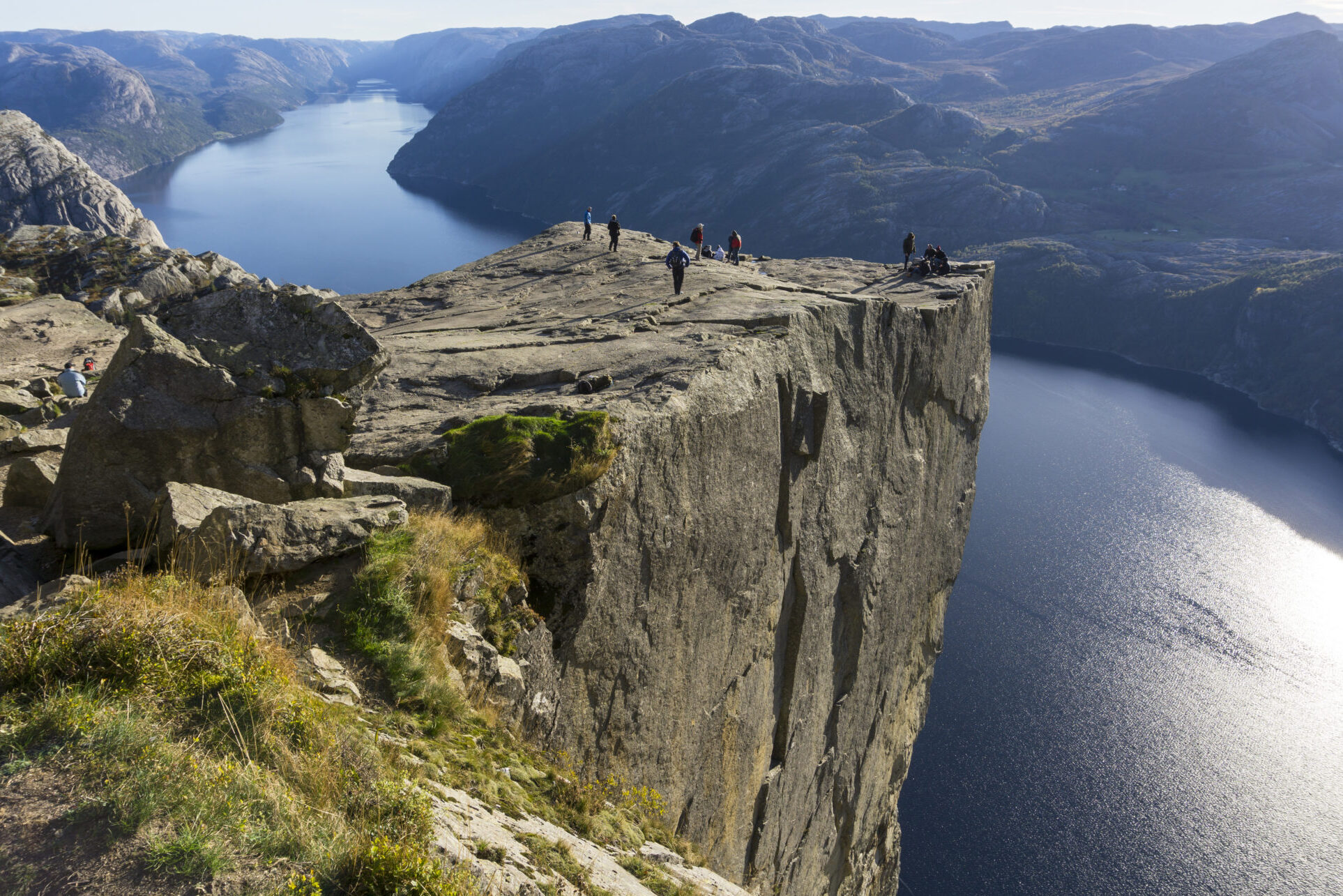 Preikestolen, the Pulpit: a sheer rock on Lysefjord — 4110 Forsand