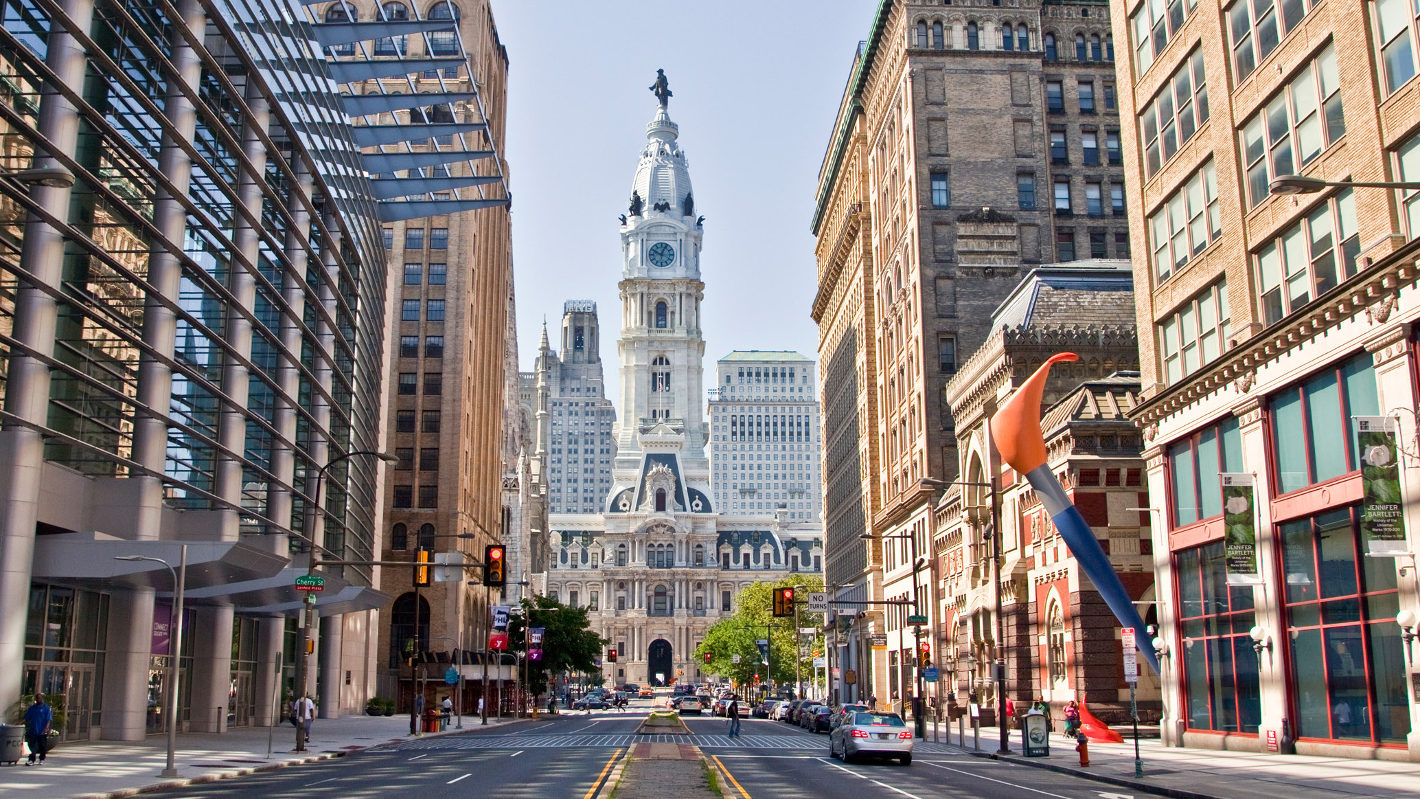 Philadelphie s'enorgueillit de posséder le plus grand hôtel de ville d'Amérique — Philadelphia