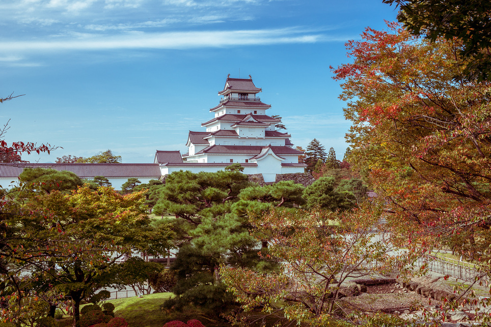 Le château de Tsuruga et son magnifique parc — Aizuwakamatsu-shi