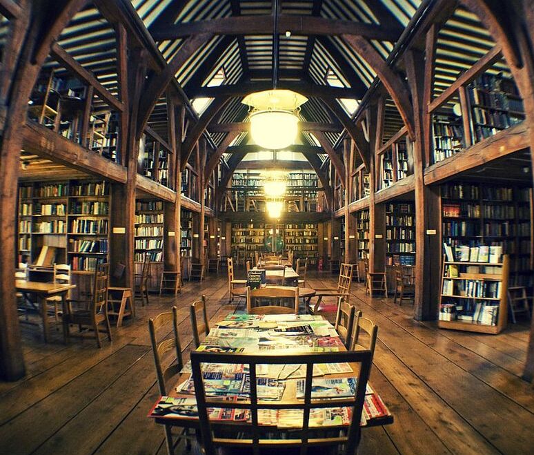 Bedales Memorial Library — Steep