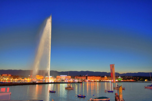 Jet d'Eau la grande fontaine de Genève - Genève | Secret World Trip Planner