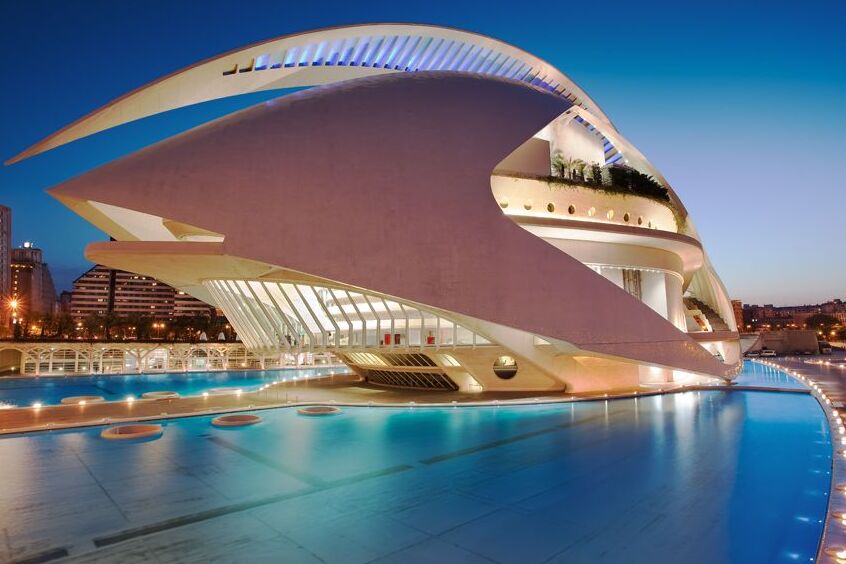 The Queen Sofia palace of the art in Valencia — València