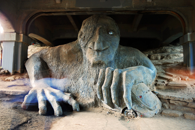 Fremont Troll - Seattle | Secret World Trip Planner