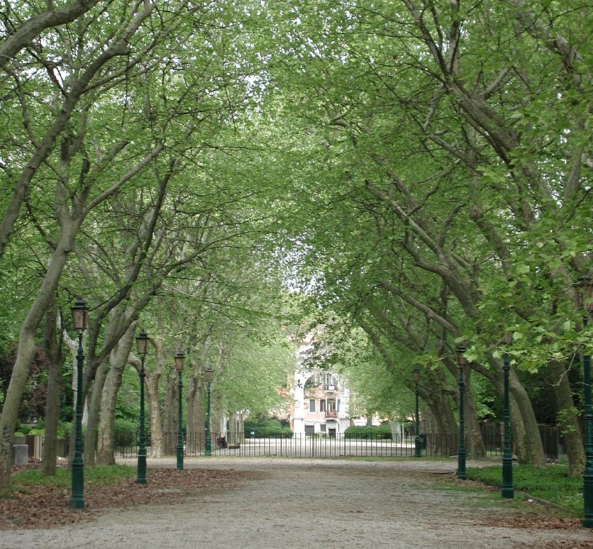 A pantasma dos xardíns da bienal - Riva dei Sette Martiri | Secret World Trip Planner