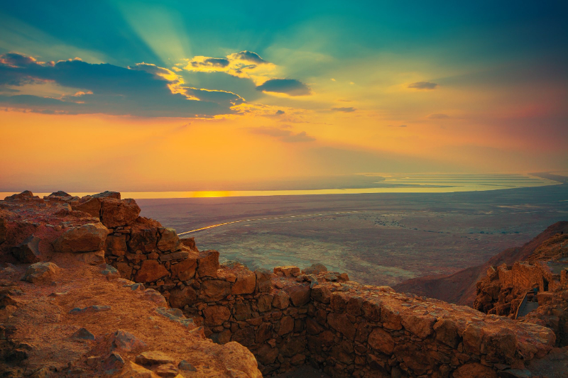 Lever de soleil à Masada - Masada | Secret World Trip Planner