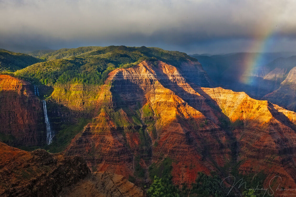 Le canyon de Waimea sur l'île hawaïenne de Kauai — Waimea