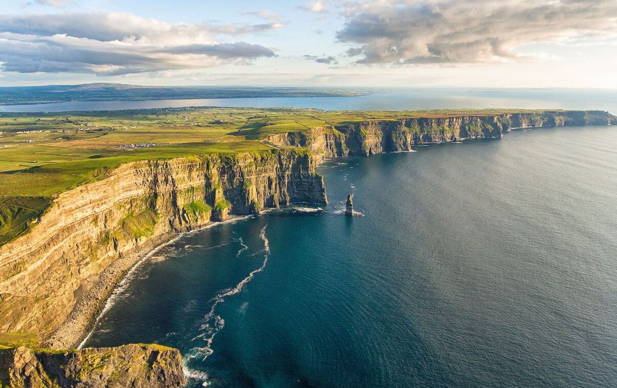 Les falaises de Moher en Irlande — Lislorkan North