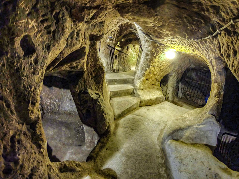 The dark labyrinths of Derinkuyu - Derinkuyu | Secret World Trip Planner