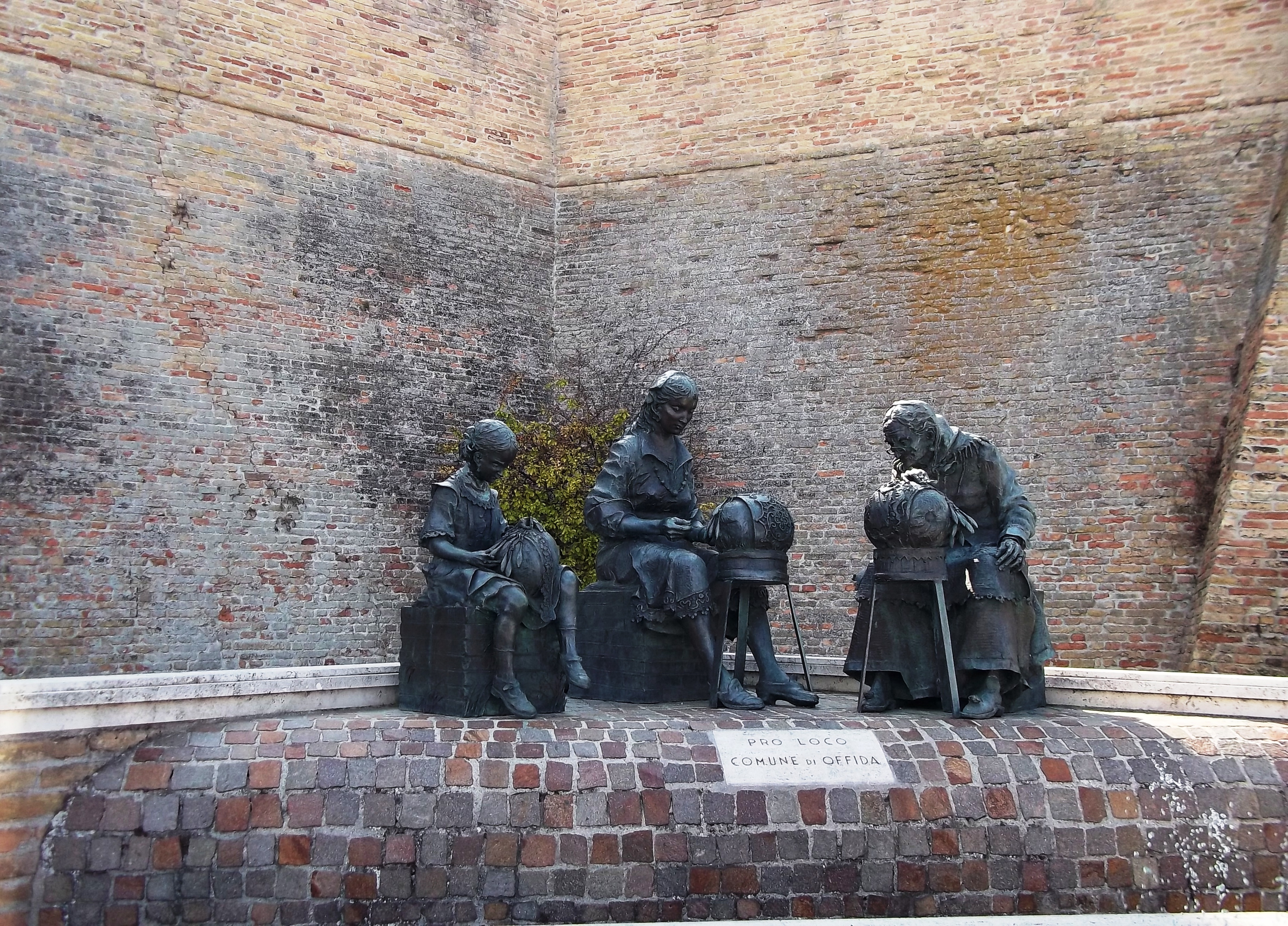 Fountain monument to the Lacemaker - Offida | Secret World Trip Planner