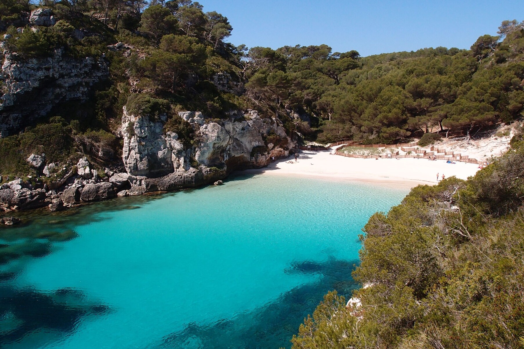 Menorca and the beautiful bay of Macarella — Macarelleta
