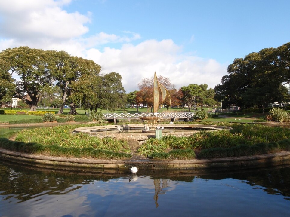Barrenjoey Memorial Fountain — Broadway