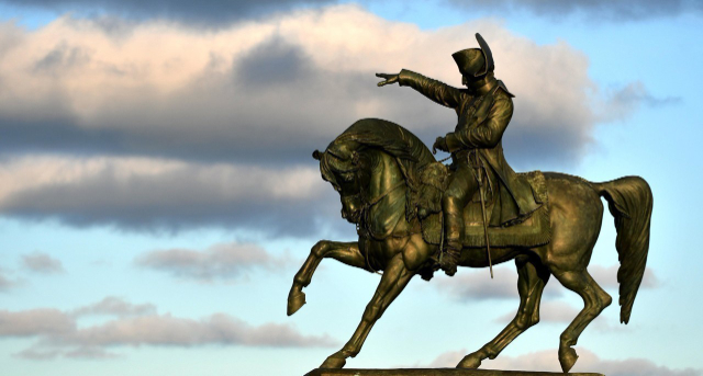 Die Statue von Napoleon — Cherbourg-en-Cotentin