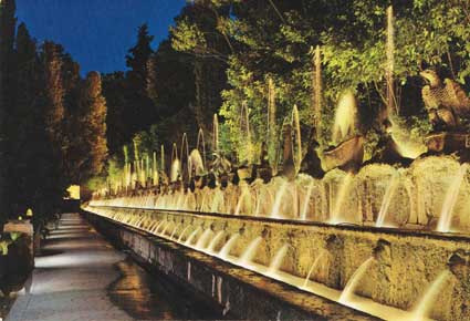 ນ້ຳພຸ 100 ແຫ່ງຂອງ Villa d'Este - Tivoli RM | Secret World Trip Planner