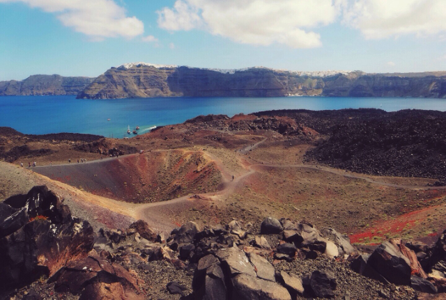 NEA KAMENI VOLCANIC PARK - Thera | Secret World Trip Planner
