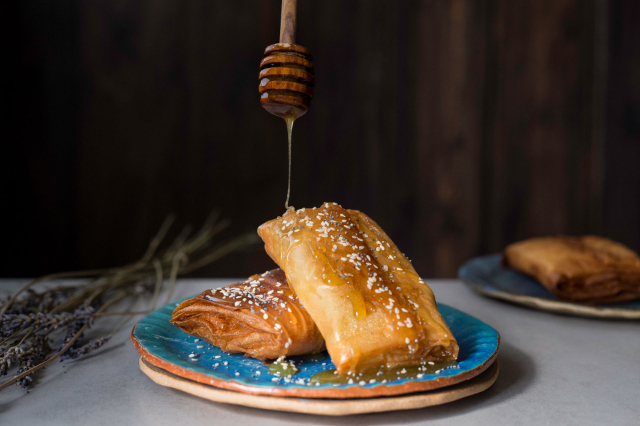 Saganaki with phyllo - Mesaria | Secret World Trip Planner