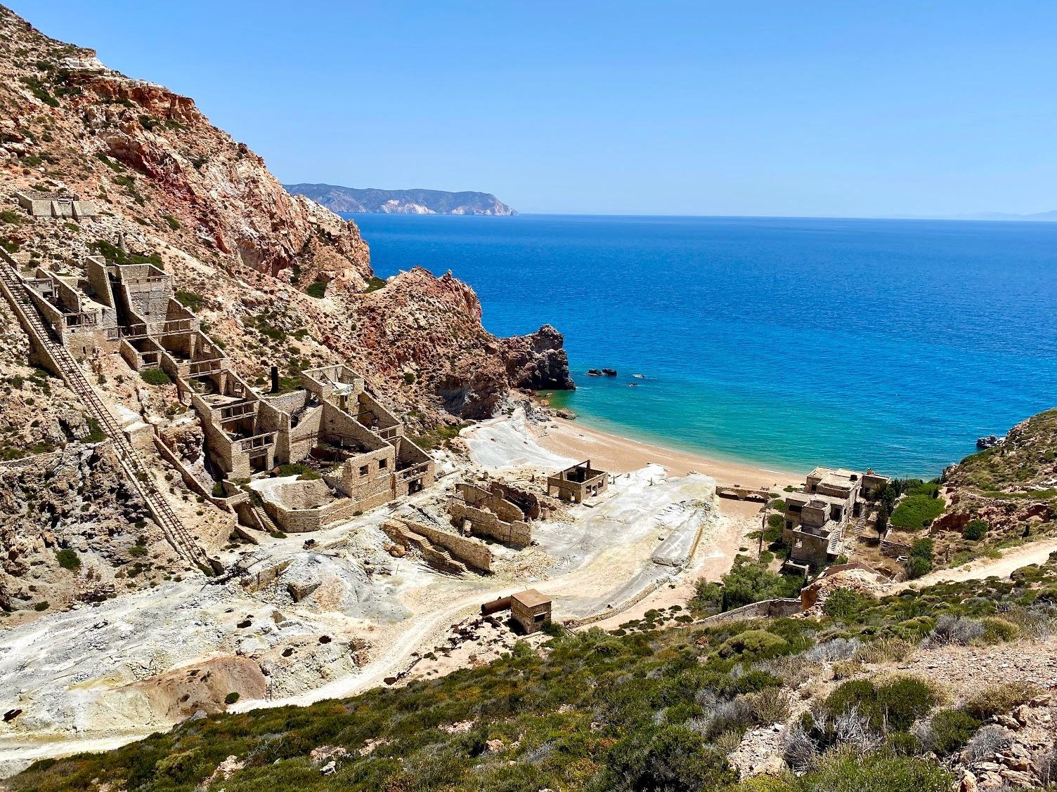 Palioremа and the sulfur quarry — Thiorichio
