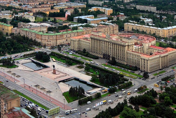 The House of Soviets in St. Petersburg — Sankt-Peterburg