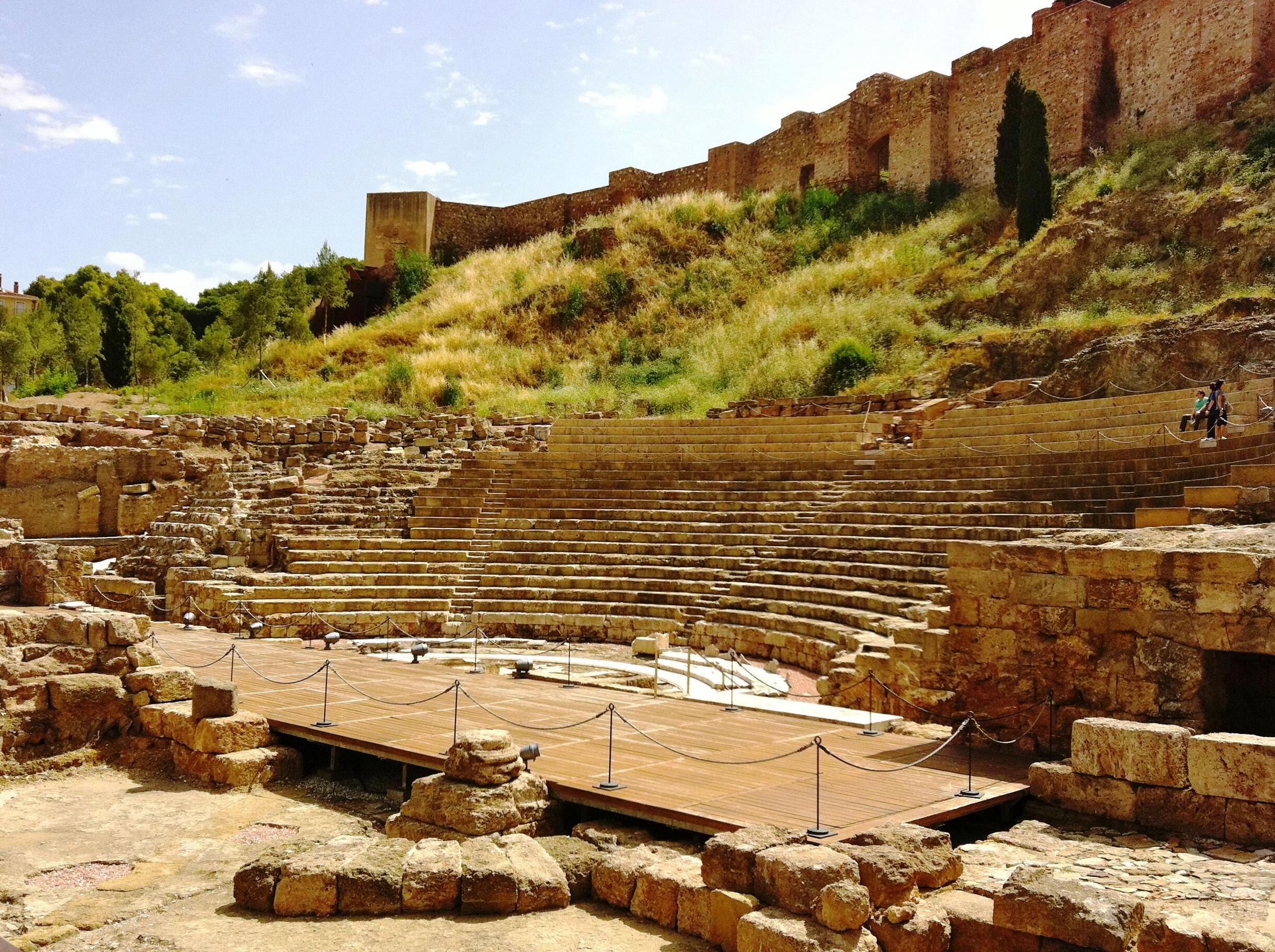 Malaga : l'amphithéâtre romain — Málaga