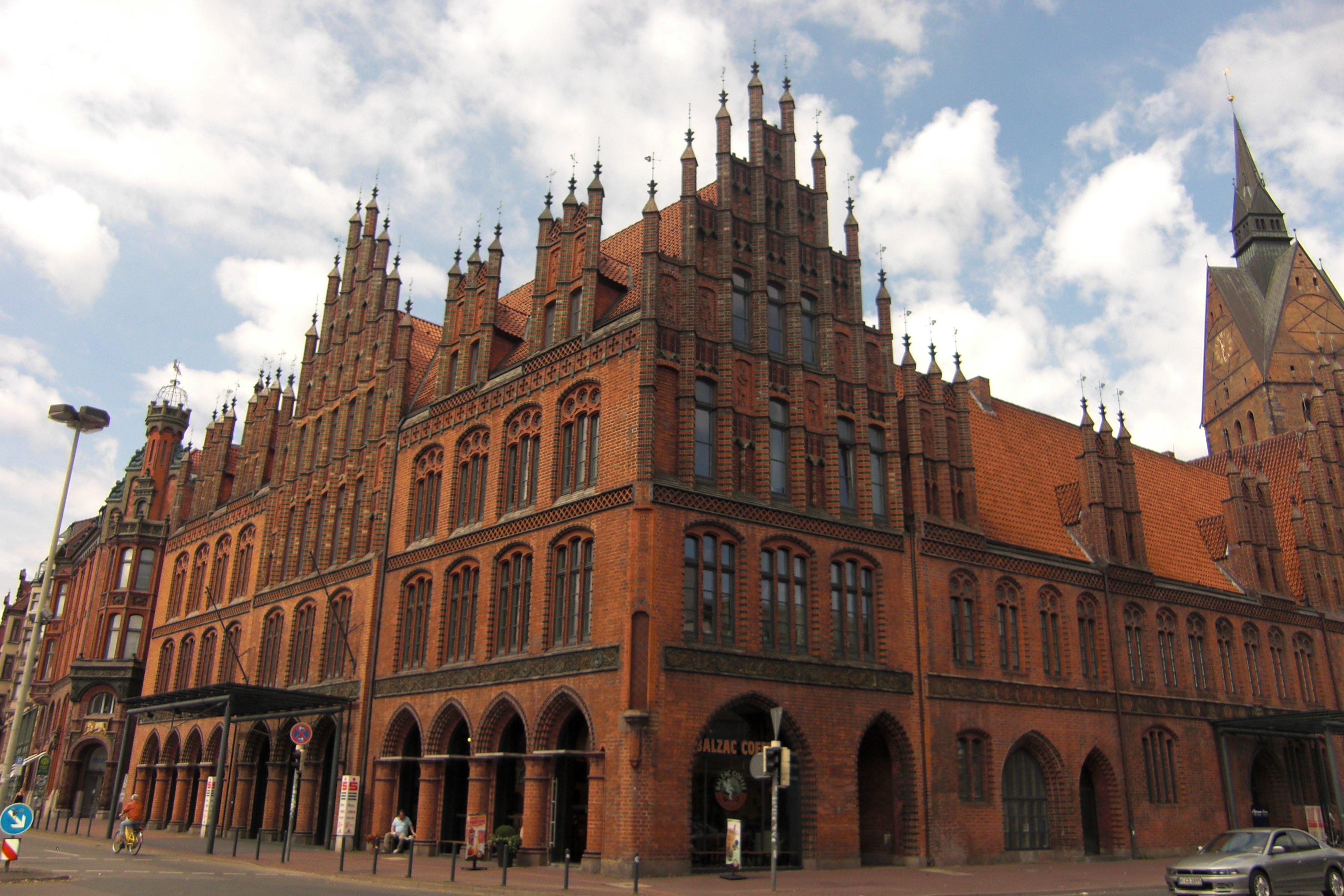 L'ancien hôtel de ville gothique de Hanovre — Hannover