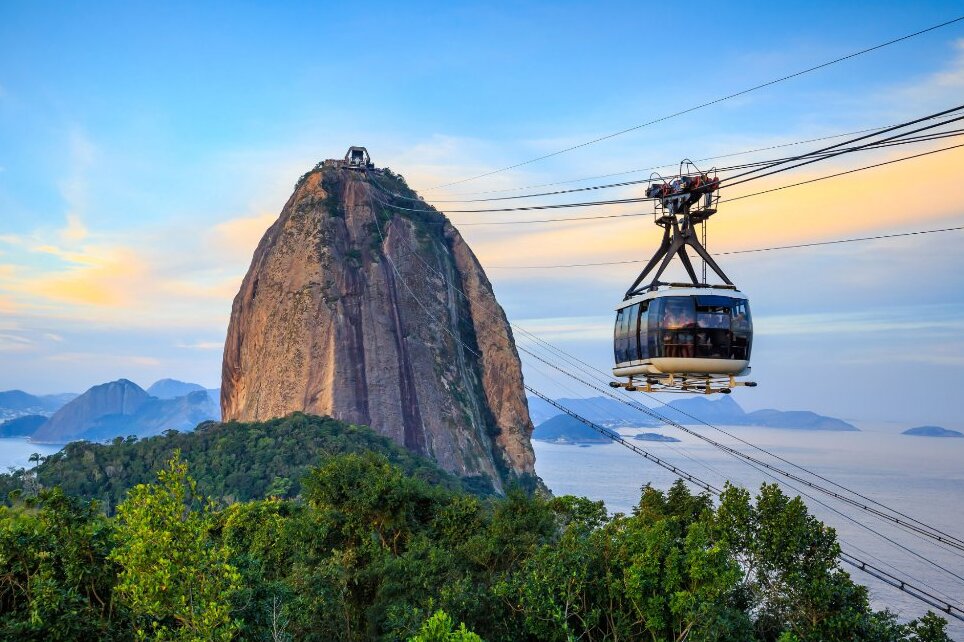 Le Brésil : La montagne du pain de sucre — Pan di Zucchero - Urca