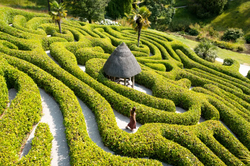Glendurgan Garden Maze, Angleterre — Mawnan Smith