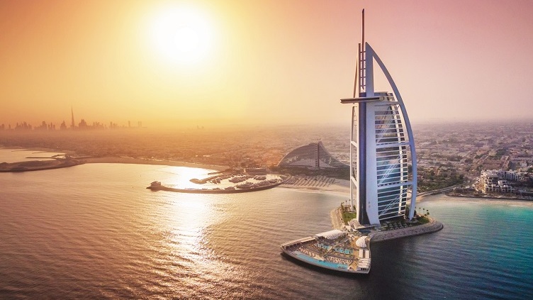 The Burj al-Arab (Tower of the Arabs) — Dubai