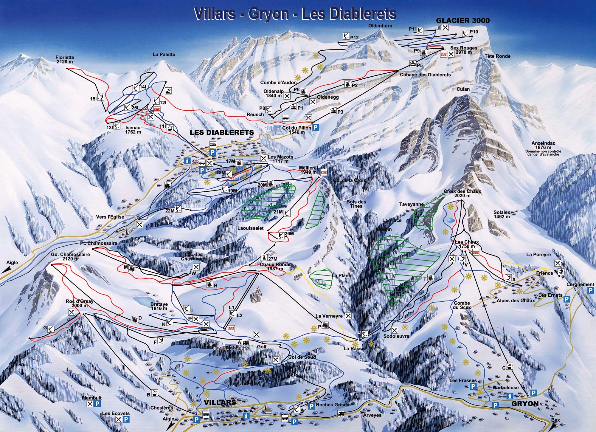 Вилларс-сюр-оллон - Villars-sur-Ollon | Secret World Trip Planner