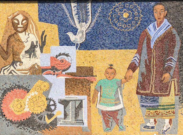 The Post Office Building Mosaic - Alessandria | Secret World Trip Planner
