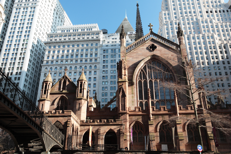 Trinity church in Lower Manhattan - New York | Secret World Trip Planner
