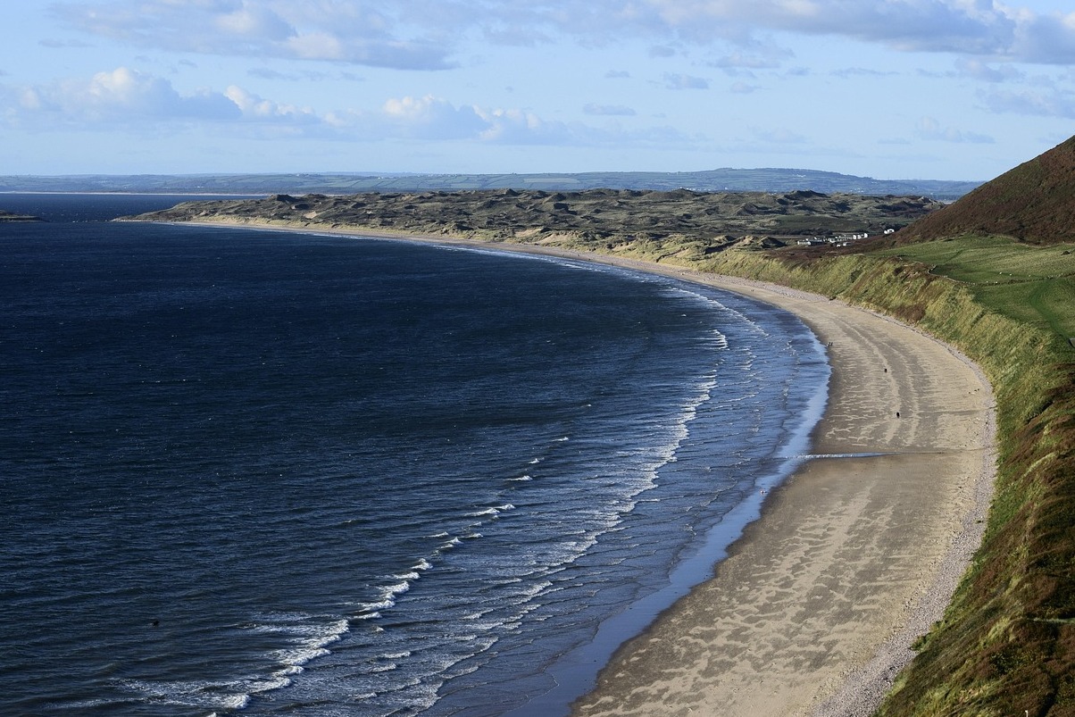 The beautiful Gower Peninsula and Worm Head. - Rhossili | Secret World Trip Planner