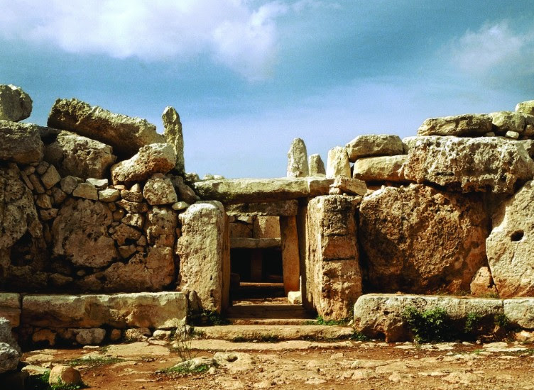 Le complexe du temple Mnajdra à Qrendi, Malte — Crendi