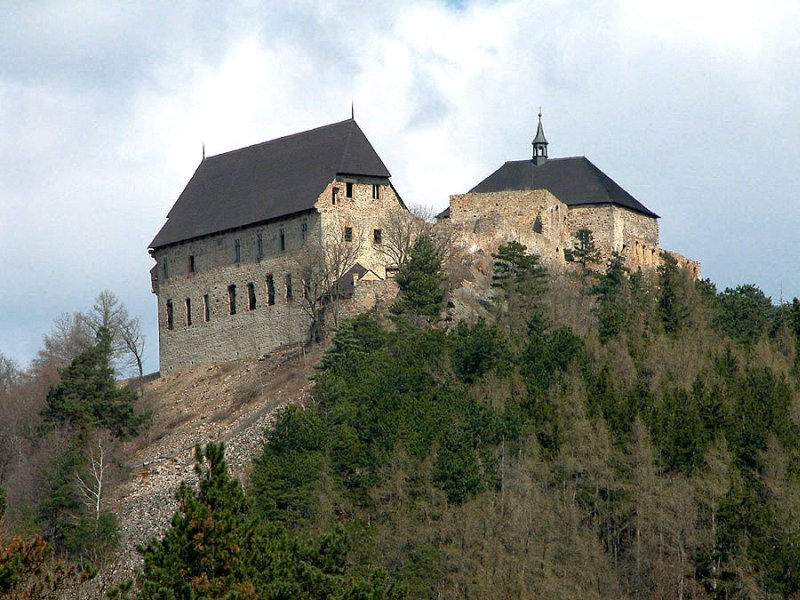 Le château de la forêt — ?erné jezero