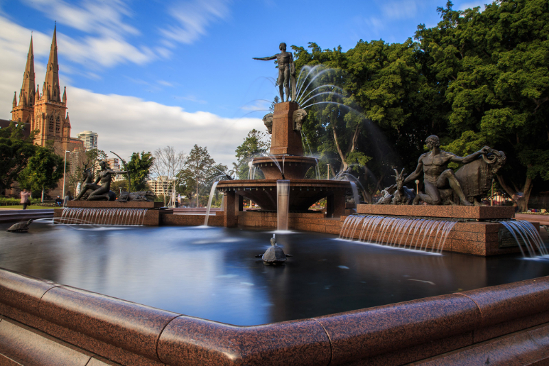 The Archibald Fountain — Sydney