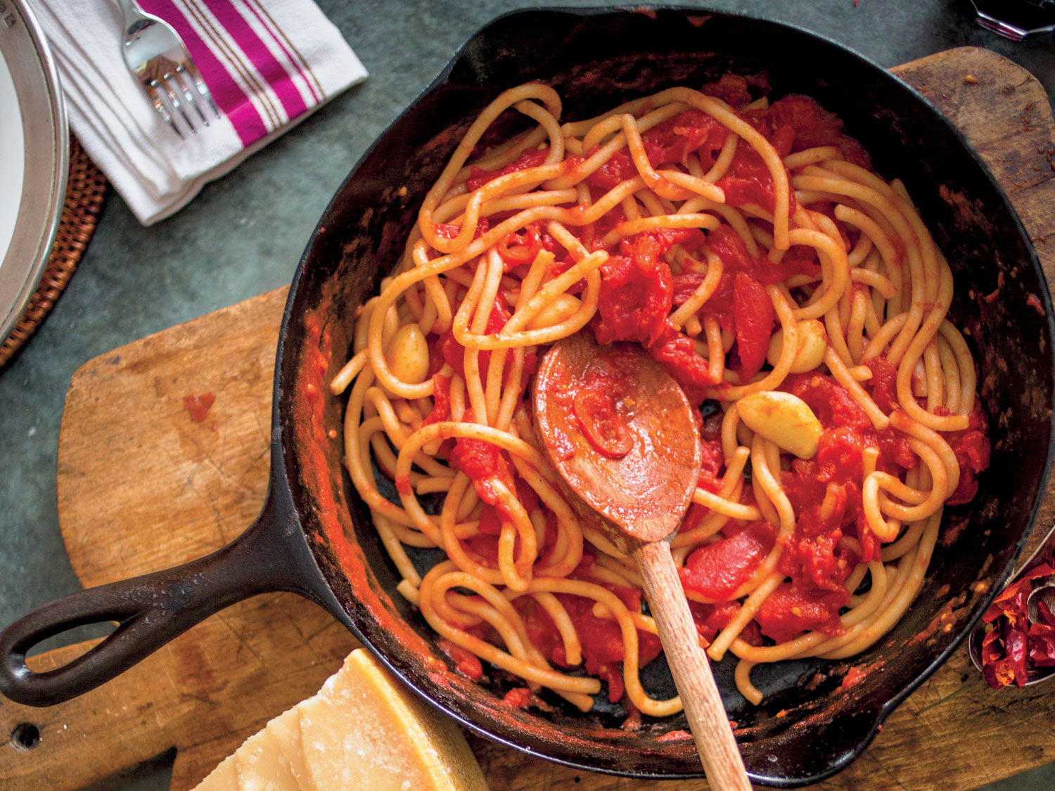 Pici all'agliona della Valdichiana — Montepulciano